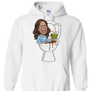 Kamala Harris Coconut Trees Meme Cartoon Sweatshirt Hoodie